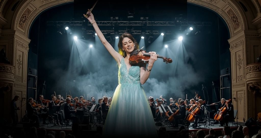 Amal Guermazi performing on stage